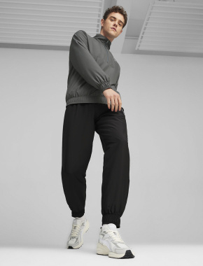 Мужские кроссовки PUMA Hypnotic LS Sneakers из искусственной кожи серые - фото 7 - Miraton