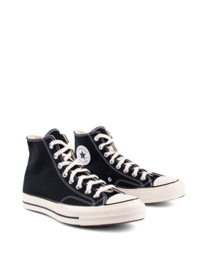 Женские кеды Converse Chuck 70 тканевые черные - фото 2 - Miraton
