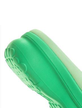 Жіночі шльопанці Adidas Adifom Stan Slide гумові зелені - фото 3 - Miraton