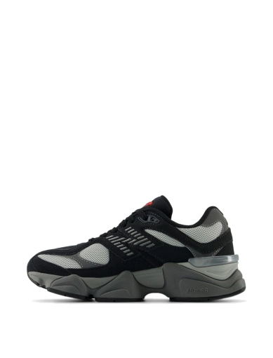 Жіночі кросівки New Balance 9060 замшеві чорні - фото 2 - Miraton