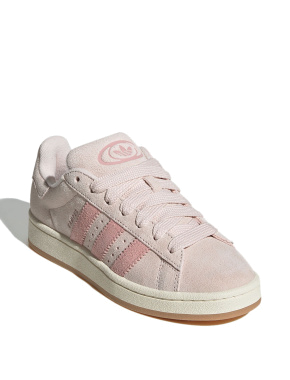 Женские кеды Adidas Campus замшевые розовые - фото 2 - Miraton