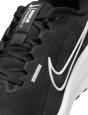 Мужские кроссовки Nike DOWNSHIFTER 13 тканевые черные - фото 4 - Miraton
