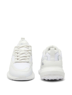 Жіночі кросівки Lacoste L004 шкіряні білі - фото 4 - Miraton
