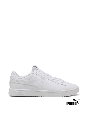 Женские кеды PUMA Rickie Classic Sneakers из искусственной кожи белые - фото 1 - Miraton