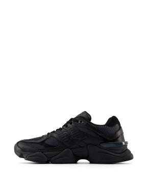 Женские кроссовки New Balance 9060 кожаные черные - фото 2 - Miraton