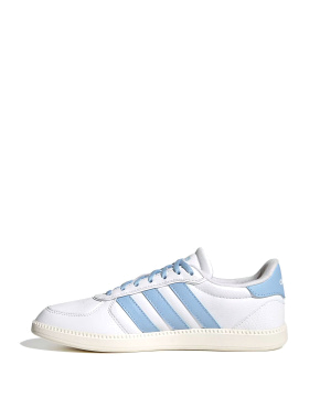 Жіночі кеди Adidas Breaknet Sleek з екошкіри білі - фото 2 - Miraton