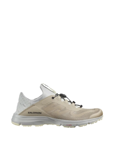 Женские кроссовки Salomon Amphib Bold тканевые бежевые фото 1