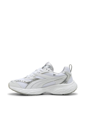 Жіночі кросівки PUMA Morphic Astro Escape Sneakers зі штучної шкіри срібного кольору - фото 2 - Miraton