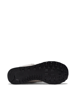 Женские кроссовки New Balance 574 замшевые серые - фото 4 - Miraton