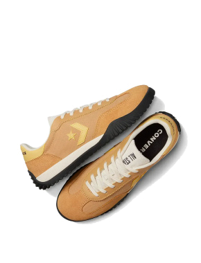 Женские кеды Converse Run Star Trainer замшевые желтые - фото 3 - Miraton