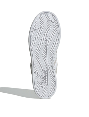 Мужские кеды Adidas Grand Court Alpha замшевые серые - фото 4 - Miraton