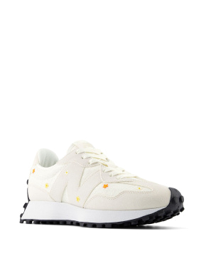 Жіночі кросівки New Balance 327 замшеві білі - фото 3 - Miraton