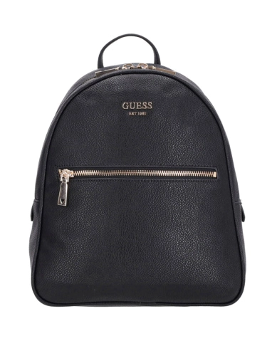 Жіночий чорний рюкзак Guess з логотипом фото 1