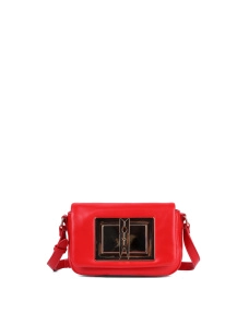 Жіноча сумка Love Moschino із екошкіри червона - фото  - Miraton