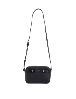 Женская сумка camera bag LIU JO из экокожи черная - фото 4 - Miraton