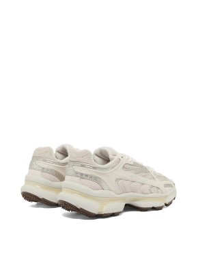 Мужские кроссовки Lacoste L003 Neo кожаные бежевые - фото 3 - Miraton