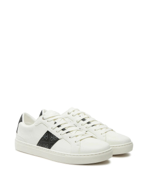 Чоловічі кеди Guess з екошкіри білі - фото 2 - Miraton