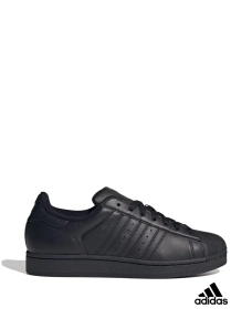 Чоловічі кеди Adidas Superstar II шкіряні чорні - фото  - Miraton