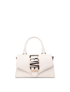 Жіноча сумка леді лайк Love Moschino з екошкіри молочного кольору - фото  - Miraton