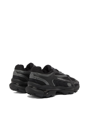 Мужские кроссовки Lacoste L003 Neo кожаные черные - фото 3 - Miraton