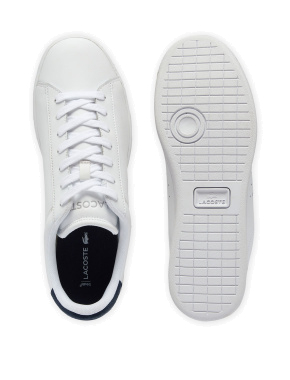 Мужские кеды Lacoste POWERCOURT 224 кожаные белые - фото 4 - Miraton