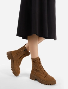 Жіночі черевики Miraton коричневі - фото  - Miraton