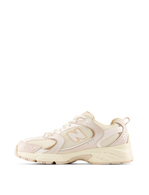 Женские кроссовки New Balance 530 тканевые бежевые - фото 2 - Miraton