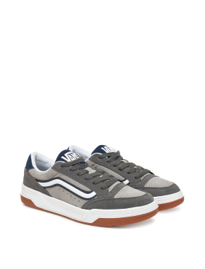 Мужские кеды Vans Hylane замшевые серые - фото 2 - Miraton