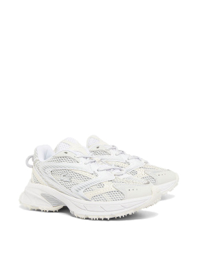 Женские кроссовки Lacoste велюровые белые - фото 2 - Miraton