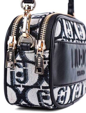 Женская сумка camera bag LIU JO из экокожи черная - фото 5 - Miraton