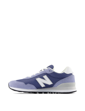 Мужские кроссовки New Balance 515 замшевые синие - фото 1 - Miraton