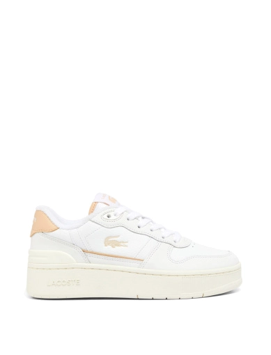 Жіночі кеди Lacoste шкіряні білі (748SFA011765T) фото 1