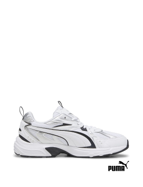 Мужские кроссовки PUMA Milenio Tech Sneakers из искусственной кожи черные - фото 1 - Miraton