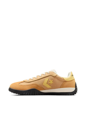 Женские кеды Converse Run Star Trainer замшевые желтые - фото 2 - Miraton
