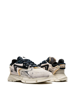 Мужские кроссовки Lacoste L003 Neo Trainers велюровые бежевые - фото 4 - Miraton
