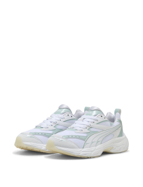 Жіночі кросівки PUMA Morphic Astro Escape Sneakers зі штучної шкіри блакитні - фото 3 - Miraton
