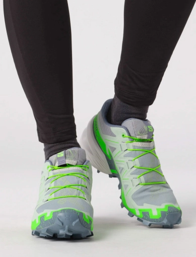 Жіночі кросівки Salomon SPEEDCROSS 6 зелені фото 1