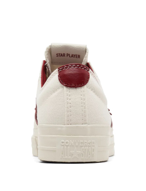 Женские кеды Converse Star Player кожаные молочного цвета - фото 4 - Miraton