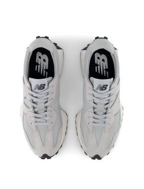 Мужские кроссовки New Balance 327 замшевые серые - фото 3 - Miraton