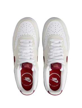 Жіночі кросівки Nike Court Vision Low замшеві білі - фото 4 - Miraton