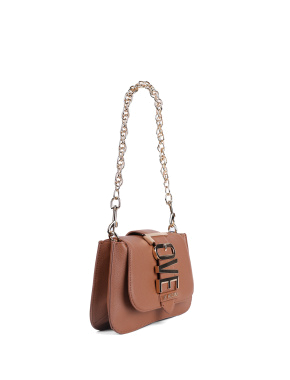 Жіноча сумка через плече Love Moschino з екошкіри помаранчева - фото 2 - Miraton