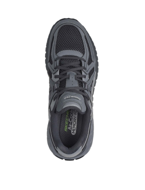 Мужские кроссовки Skechers из искусственной кожи серые - фото 3 - Miraton