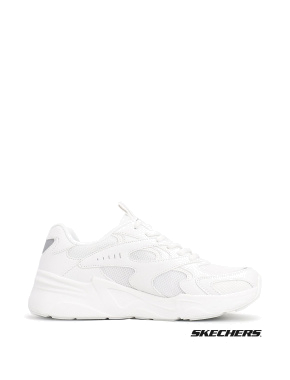 Жіночі кросівки Skechers Bobs Bamina тканинні білі - фото 1 - Miraton