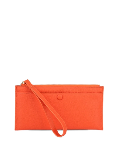 Жіночий гаманець MIRATON шкіряний помаранчевий фото 1