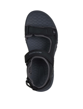 Мужские сандалии Skechers PREWITT из искусственной кожи черные - фото 2 - Miraton