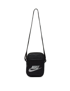 Сумка Nike NK Heritage Smit кросс-боди тканевая черная со змейкой - фото  - Miraton