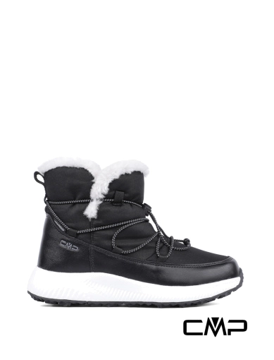 Жіночі черевики CMP SHERATAN WMN SNOW BOOTS WP тканинні чорні з підкладкою зі штучного хутра (30Q4576-U901) фото 1