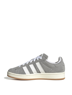 Мужские кеды Adidas Campus замшевые серые - фото 2 - Miraton