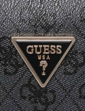 Женская сумка тоут Guess из экокожи серая - фото 4 - Miraton