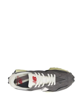Мужские кроссовки New Balance 327 замшевые серые - фото 4 - Miraton